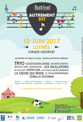 Festival « Autrement dit » Samedi 10 Juin 2017 à Luynes