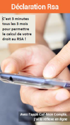 Déclaration trimestrielle Rsa en ligne !