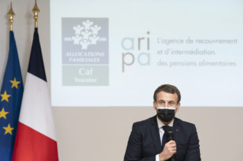 La visite du Président de la République à la Caf Touraine