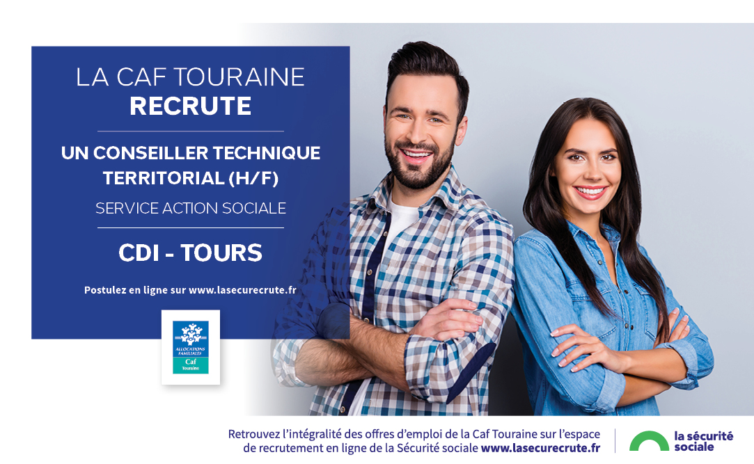 caf tours emploi