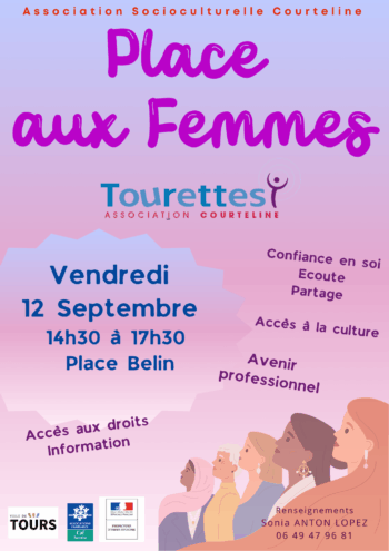 📆Evénement | « Place aux Femmes », vendredi 12 septembre de 14h30-17h30 à Tours