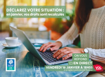 (Replay)🎥La Caf à l&rsquo;antenne | Au JT de Val de Loire TV le vendredi 16 janvier