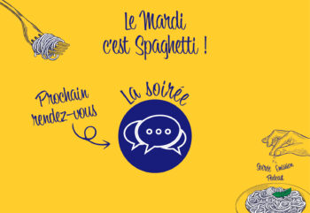 Mardi de la parentalité | Rendez-vous le mardi 10 février pour la soirée spaghetti ! 🍝